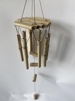 China Bamboo Wind Chimes With Amazing Deep Tone For Garden Patio Home Or Outdoor Decor à venda