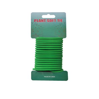 China Multi-Function Green Coated Twist Tie to Support Plant Tie Up Bags for Home Office à venda