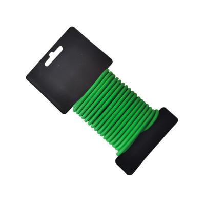 China Flexível Verde revestido Twist Tie Para Apoiar Planta Tie Up Sacos Para Home Office à venda