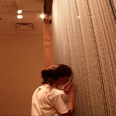 China Beautiful China Eco-friendly High Quality Metal Bead Hanging Curtain for sale