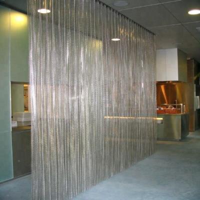 China Eco - Friendly Metal Decorative Hanging Curtain Drapes Door Window Beaded Wall for sale