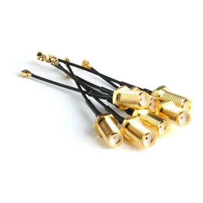 China IPEX UFL MHF RF Cable 1.13 to SMA Female Cable for Antenna KSWR-091909 for sale