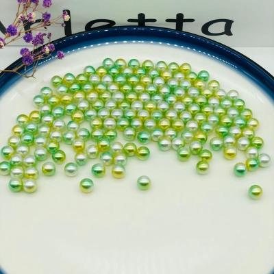 China Wholesale 4/6/8/10mm Rainbow Colors ABS Plastic Acrylic Bead Round Loose Beads For DIY Jewelry Making for sale