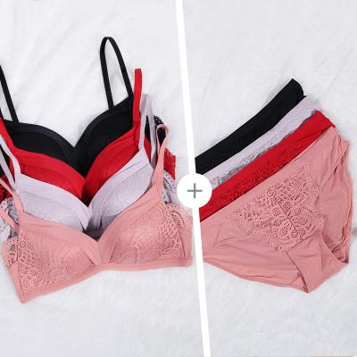 China Antibacterial Hot Selling Girls Bra And Panty Girl With Popular Fashion for sale