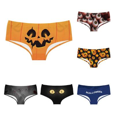 China New Shelvese Breathable Logo Halloween Panty For Ladies Custom Made With Good Quality for sale