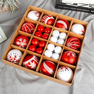 China Decorative Christamas Christmas Decoration Multi Color Ball Gift Box Set Christmas Tree Decorations Balls Party Family Gift Dutch Christmas Ball for sale