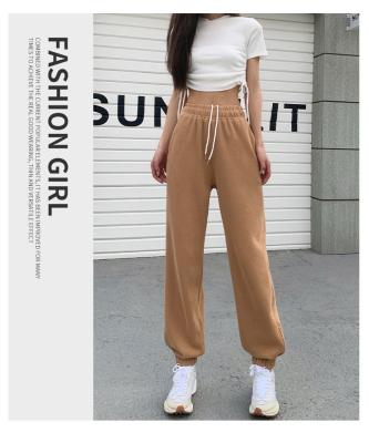 China Anti-wrinkle Spring/American Summer 2022 New Zipper Split Sweatpants Slimming Instagram Soft Casual Pants for sale