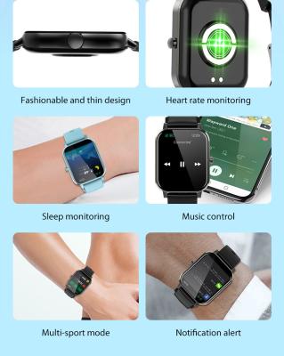 China Full English Sleep Tracker IP67 Waterproof Touch Screen English Smart Watch for sale