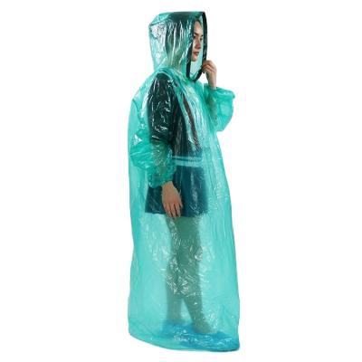 China Bulk Price Adult Customized Fashion Men Women Polyethene Rain Coat Poncho for sale