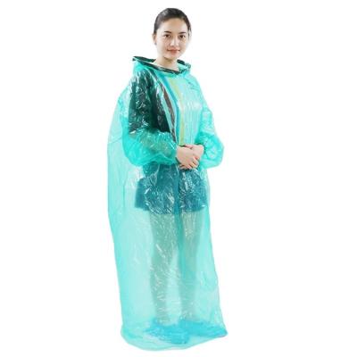 China Proper Action Adults Personalized Customization Disposable Waterproof Rain Coat Along for sale