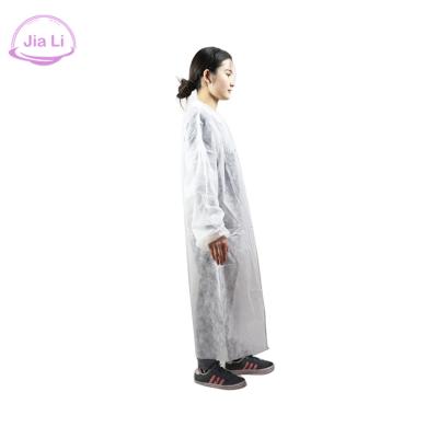 China Hospital Coat Men's and Women's Department Chemistry Laboratory White Experimental Work Clothes Long for sale