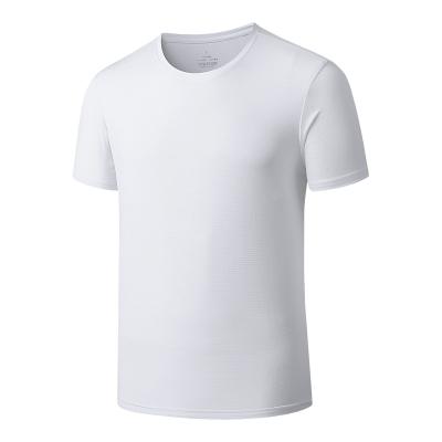 China High Selling Breathable HOT Ice Leisure Sports T-shirt Fitness Shorts Silk Nylon Elastic Sleeve Running Men's Gym Sport Half Sleeve T-shirts for sale