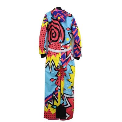 China Factory discount price Anti-UV ski suit fashion custom windproof waterproof ski suit, men and women for sale