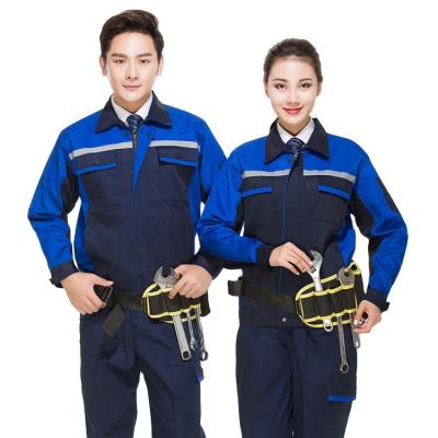 China Hot Sale Durable Workwear Suit Men And Women Engineering Auto Repair Factory Clothing Protective Clothing Work Uniforms for sale