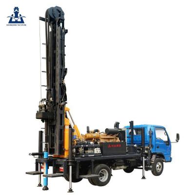 China 100m To 300m Cheap Price Tractor Water Well Mounted Air Compressor Water Well Drilling Rig Italy for sale