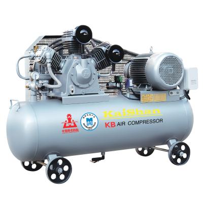 China Kaishan lubricated kB-15 lubricated piston portable air compressor 20HP 15kw for sale