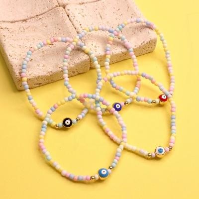 China Fashion Hot Selling Funny Cream With Big Eye Adjustable Bracelet for sale