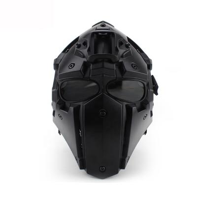 China Adjustable Fan Button Widely Use Vintage Modular Design Full Face Fully Enclosed Military Tactical Helmet for sale