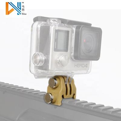 China Tactical Military Outdoor Lightweight Fixed Mount Adapter Equipment Tactical Accessories For Sports Camera for sale