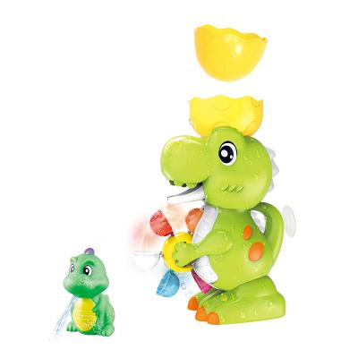 China Bath Toy Toddler Bathroom Sprinkler Toys Cute Cartoon Dinosaur Play Set Bath Toys Shower For Baby for sale