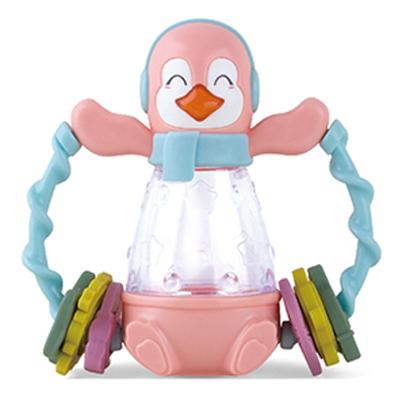 China Lovely Little Plastic Safety Penguin Hand Bells Baby Hand Clappers On Sale for sale