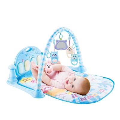 China Rattle Toys Multifunctional Toy Foot Pedal Piano Keyboard Toy Baby Playmat Activity Set Gym Covering with Piano for sale