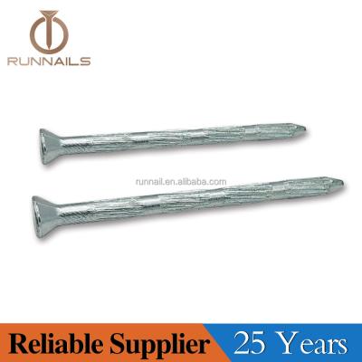 China steel spiral bamboo tempered steel nail/bamboo concrete nail for sale