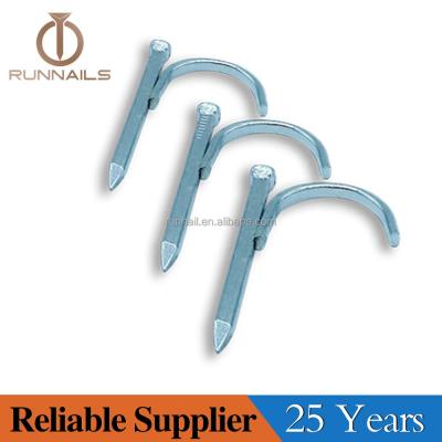 China Professional Metal Conduit Hook Nail / Steel Pipe Staple Nails / Steel Nail Strap in China for sale