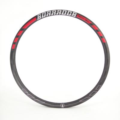 China Road Bikes SoarRocs RDX30 Carbon Rims 700c 30mm Carbon Rim Carbon Gravel Rim 26 Tubular Chinese Wide Disc Brake 3K UD Twill Matte Rim for sale