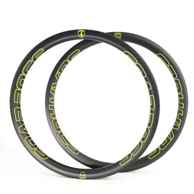 China SoarRocs SR32C40DH mountain bike rim 26inch 29er 27.5 mtb carbon rims 32h AM DH hookless mtb rim 40mm wide 32mm deep for sale