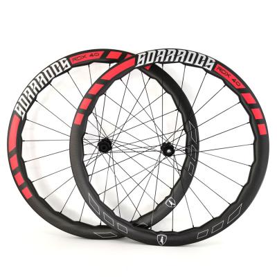 China Road Bikes XDR M12 Center Lock Hub Sapim X Spokes NSW 404 Tubeless Carbon 24h Gravel Wheels 700C 3K 3K Disc Wheel 240 Twill DT 350 for sale