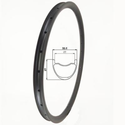 China Mountain Bikes New Arrival 2021 Super Light MTB Rim 27.5 Width SoarRocs Bike Rim Ultralight Tubeless 27mm Inner Carbon 29er Rim for sale