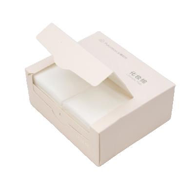 China ODM Eco-Friendly Cotton Pads Rounds Disposable OEM Makeup Remover Natural High Absorptivity 100 Packs Paper Box Samples Available for sale