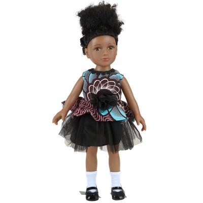 China Cartoon Toy Custom Copy 18 Inch Black African Doll Clothes American Girl Doll Clothes Wear On Girl Doll for sale