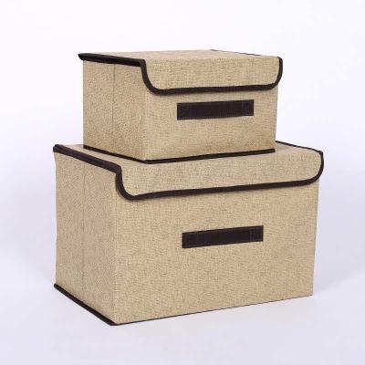 China Dustproof Cloth Collapsible Storage Box Smart-Furn Dormitory Home Universal Non-woven Textile for sale