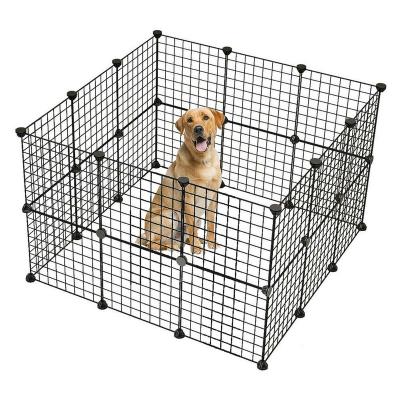 China Large Metal Pet Cat House Smart-Furn Nest Wire Cage Indoor Luxury Steel Multi Layer Villa Park Net Modular Mesh Stored DIY Furniture for sale