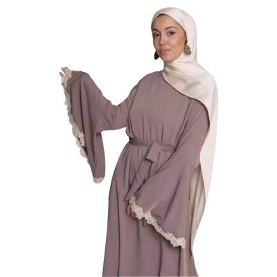 China Best Selling Polyester 2022 Maxi Dress Plus Size Long Sleeve Islamic Clothing Fashion Beaded Moroccan Kaftan Dress Arab Middle East Clothing for sale