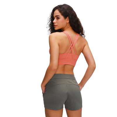 China Supper Workout Active Comfort Women Workout Yoga Racerback Sports Quick Dry Bra for sale