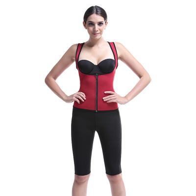 China Hot Selling Antibacterial Plus Size Women Bodysuit Body Shaper Neoprene Solid Color Women Body Corset for sale