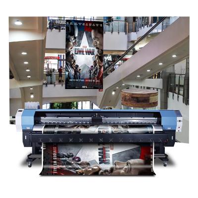 China Advertising/Construction 3.2m Eco For Vinyl Sticker/Flex Banner/Mesh/Paper/Wallpaper/Canvas Printing Machine Solvent Printer for sale