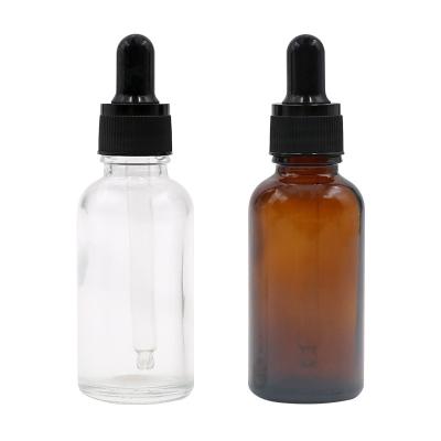 China 2022 New 30ml 20ml 15ml Eye Dropper Chemical Essential Oils Bottle Extra Measured Pipettes Amber Empty Perfume Glass Bottles for sale