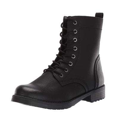 China Factory direct sale fashion new arrivals light new arrivals fashion zipper matte black leather boots women's thick soft thick boots for women for sale