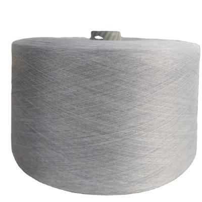 China Abrasion-Resistant TR 80/20 Polyester Viscous Vortex Spinning Gray Mixed Blend Yarn For Knitting for sale