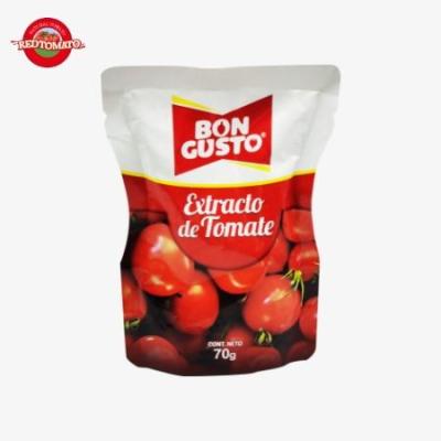 China 70 g tomatenpasta in zakjes, zoet en zuur, dubbel geconcentreerd. Te koop