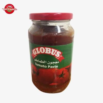 China Dreifach konzentrierte Tomatenpuree in einem Glas, 210 ml natürliche Tomatenpaste. zu verkaufen