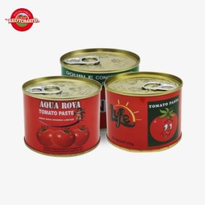 China 210 g de pasta de tomate en lata en venta