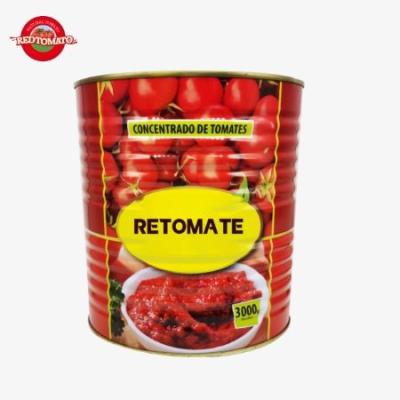 China 3 kg enlatados pasta de tomate natural sin aditivos dulce y agrio en venta