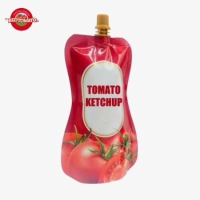 China 1% Brix 210g Sachet Ketchup, sabor natural puro perfeito para salsa de mergulho frita francesa à venda