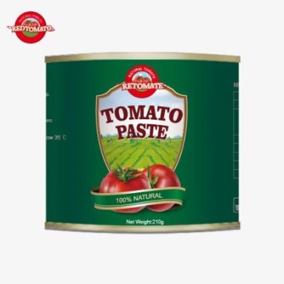 China China Fabrik OEM 210g Tomatenpaste Die Produktionsstandards von ISO HACCP und FDA zu verkaufen