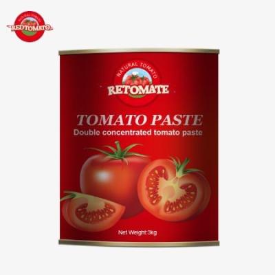 China 3 kg de pasta de tomate enlatada cumple con las normas de producción ISO HACCP BRC y FDA en venta